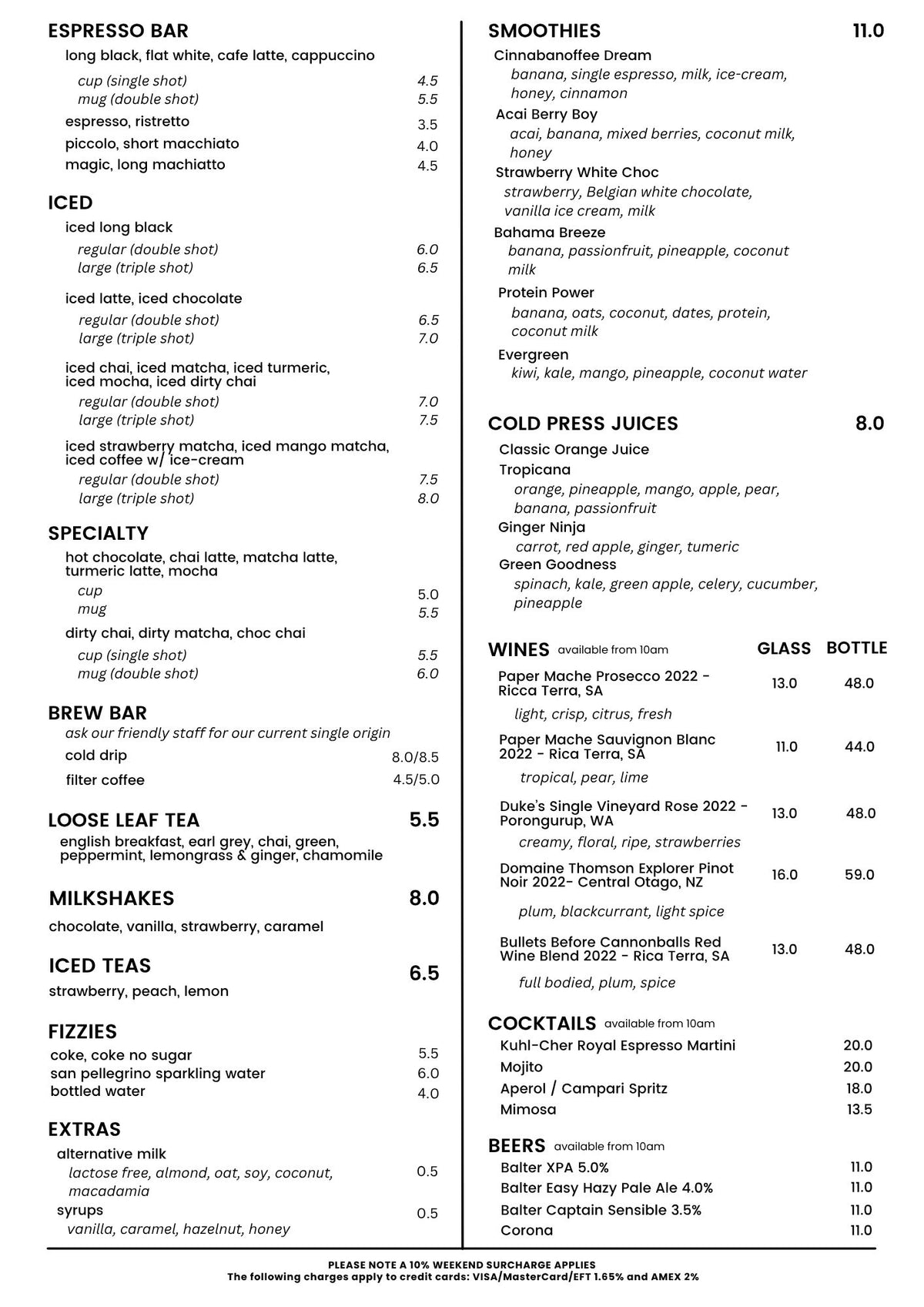 Kul Menu Menu – Kuhl-Cher